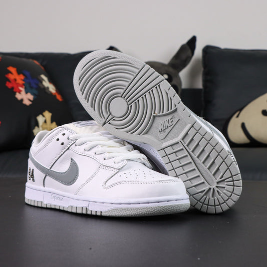 Nike SB Dunk Low Supreme 94 White Metallic Silver