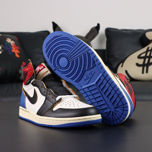 Air Jordan 1 Retro High OG SP Fragment x Union LA Varsity Red Sport Royal