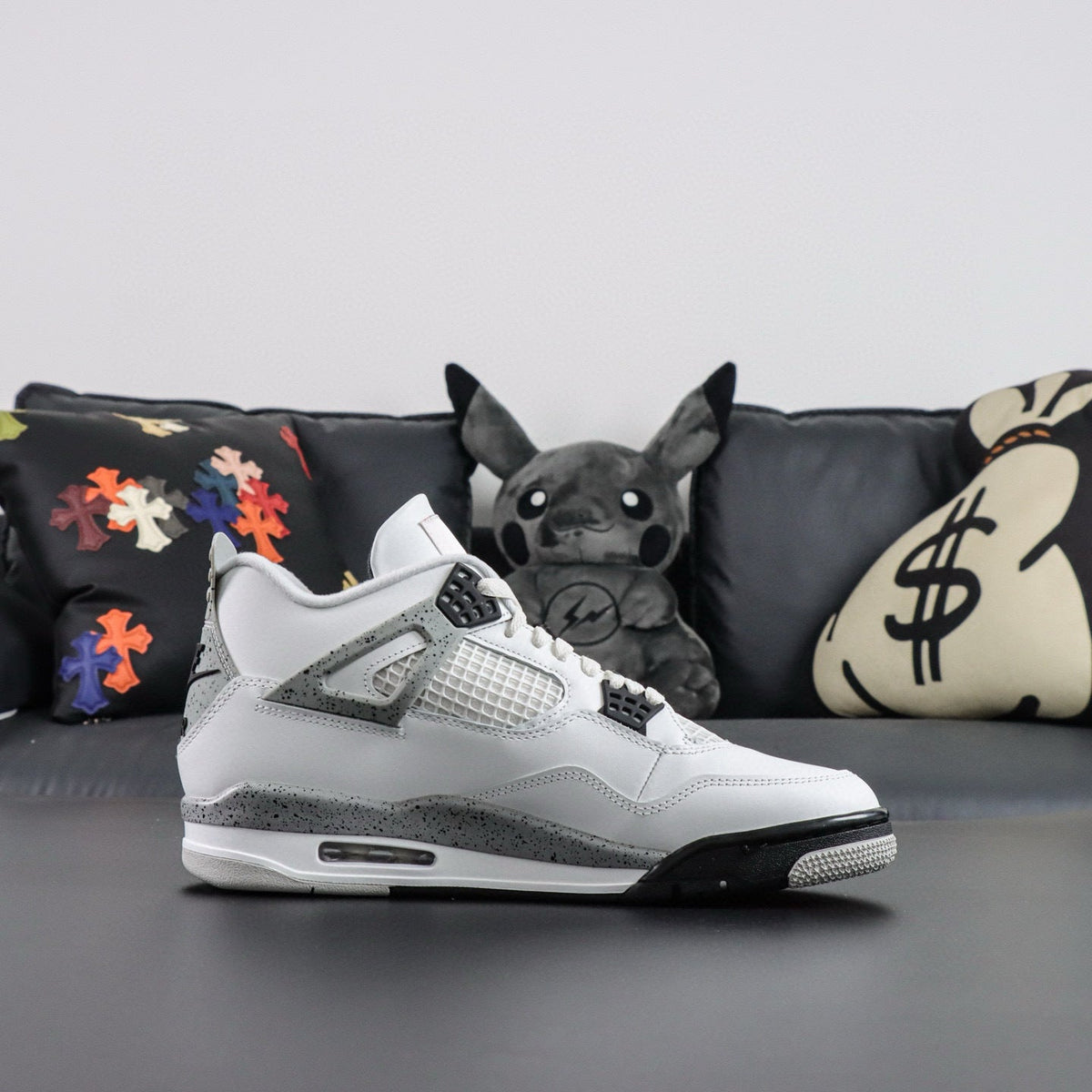 Air Jordan 4 White Cement