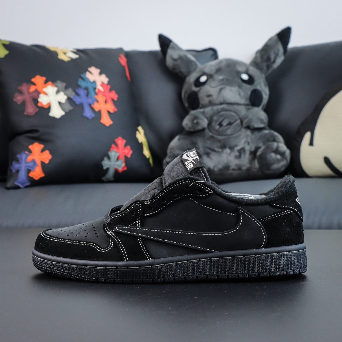 Travis Scott x Air Jordan 1 Low OG Black Phantom