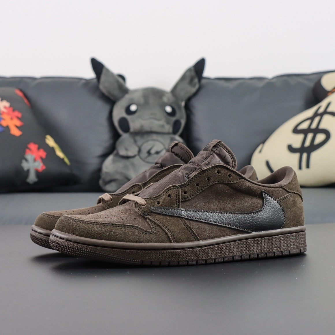 Travis Scott x Air Jordan 1 Low OG Velvet Brown (1-day shipment)